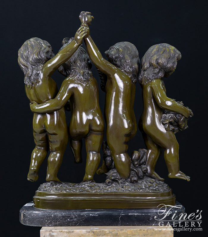 Bronze Statues  - Fairy Children Bronze Statue - BS-901